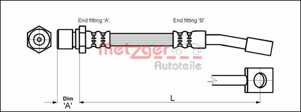 METZGER Gumifékcső 4114679_METZ